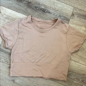 Aerie Women's Tan Compression Crop Top L